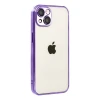 Apple iPhone 15 Razer Lensli Silikon - Mor