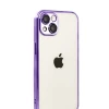 Apple iPhone 15 Razer Lensli Silikon - Mor