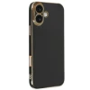Apple iPhone 16 Kılıf Volet Silikon - Siyah