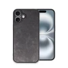 Apple iPhone 16 Plus Kılıf Aras Deri Kapak - Siyah
