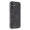 Apple iPhone 16 Plus Kılıf Aras Deri Kapak - Siyah