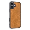 Apple iPhone 16 Plus Kılıf Aras Deri Kapak - Taba