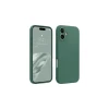 Apple iPhone 16 Plus Kılıf First Silikon - Koyu Yeşil