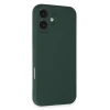 Apple iPhone 16 Plus Kılıf First Silikon - Koyu Yeşil