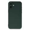 Apple iPhone 16 Plus Kılıf First Silikon - Koyu Yeşil