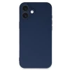 Apple iPhone 16 Plus Kılıf First Silikon - Lacivert