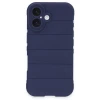 Apple iPhone 16 Plus Kılıf Optimum Silikon - Lacivert