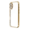 Apple iPhone 16 Plus Kılıf Razer Lensli Silikon - Gold