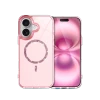 Apple iPhone 16 Plus Live Diamond Magsafe Kapak - Pembe
