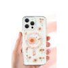 Apple iPhone 16 Pro Kılıf Daisy Simli Magsafe Kapak - Mor