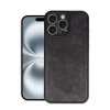 Apple iPhone 16 Pro Max Kılıf Aras Deri Kapak - Siyah
