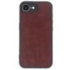 Apple iPhone 16E Kılıf Aras Deri Kapak - Bordo