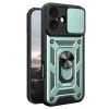 Apple iPhone 17 Pars Lens Yüzüklü Silikon - Yeşil
