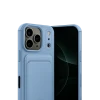 Apple iPhone 17 Pro Max Kelvin Kartvizitli Silikon - Mavi