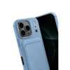 Apple iPhone 17 Pro Max Kelvin Kartvizitli Silikon - Mavi