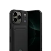 Apple iPhone 17 Pro Max Kelvin Kartvizitli Silikon - Siyah