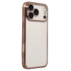Apple iPhone 17 Pro Max Razer Lensli Silikon - Çöl Titanyum