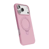 Apple iPhone 17 Pro Max Regal Magsafe Standlı Kapak - Açık Pembe