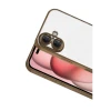 Apple iPhone 17 Razer Lensli Silikon - Çöl Titanyum