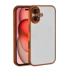 Apple iPhone 17 Razer Lensli Silikon - Turuncu