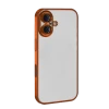 Apple iPhone 17 Razer Lensli Silikon - Turuncu