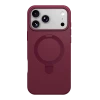 Apple iPhone 18 Pro Max Regal Magsafe Standlı Kapak - Bordo