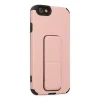 Apple iPhone 6 Kılıf Mega Standlı Silikon - Pudra