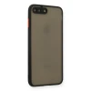 Apple iPhone 7 Plus Kılıf Montreal Silikon Kapak - Siyah