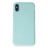 Apple iPhone X Kılıf First Silikon - Turkuaz
