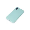 Apple iPhone X Kılıf First Silikon - Turkuaz