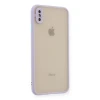 Apple iPhone X Kılıf Montreal Silikon Kapak - Mor