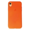 Apple iPhone XR Kılıf First Silikon - Parlak Turuncu