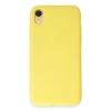 Apple iPhone XR Kılıf First Silikon - Sarı