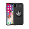 Apple iPhone XS Max Kılıf Range Yüzüklü Silikon - Siyah