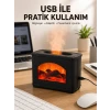 Aromaterapi Difüzör Ultrasonik Sessiz Nemlendirici USB Destekli