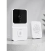 Beyaz Akıllı Güvenlik Kapı Zili | Telefon Kontrollü Wi-Fi Görüntülü Kapı Zili