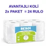 Bezos Profesyonel İçten Çekmeli Tuvalet Kağıdı 24 Rulo | Mini Cimri | 2 Katlı %100 Selüloz 2X12RULO