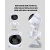 Bluetooth Müzikli Astronot Projeksiyon Lambası Yıldız ve Ay Efektli