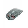 Bluetooth ve 2.4G USB Destekli Pilli Kablosuz Şeffaf Mouse Yeni Nesil