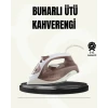 Buharlı Ütü 2200W Seramik Taban 300 ml Kahverengi Dikey Ütüleme