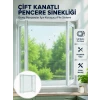 Çift Kanatlı Pencere Filesi Cırt Bantlı Sineklik Kolay Takılır