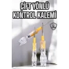 Çift Taraflı Elektrik Kontrol Kalemi Şeffaf Tornavida