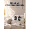 Çift Yöne Hava Üfleyen Masa ve Duvar Tipi Vantilatör