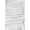 CM 14K Gold Renk Burgu Model 60 cm Kadın Kolye