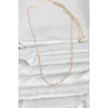 CM 14K Gold Renk Burgu Model 60 cm Kadın Kolye