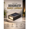 Dekoratif Duvar Lambası Solar Güneş Enerjili Bahçe Aydınlatması