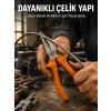 Dövme Çelik Pense Ergonomik Kaymaz Saplı El Aleti