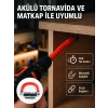 Esnek Bits Uç Seti 12 Parça Manyetik Adaptörlü Matkap Tornavida Aksesuarı