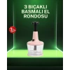 Geniş Hazneli Manuel Doğrayıcı Ev Tipi Kullanım