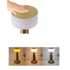Gold Kare LED Masa Lambası Şarjlı Dimmer Kontrollü Dekoratif Işık